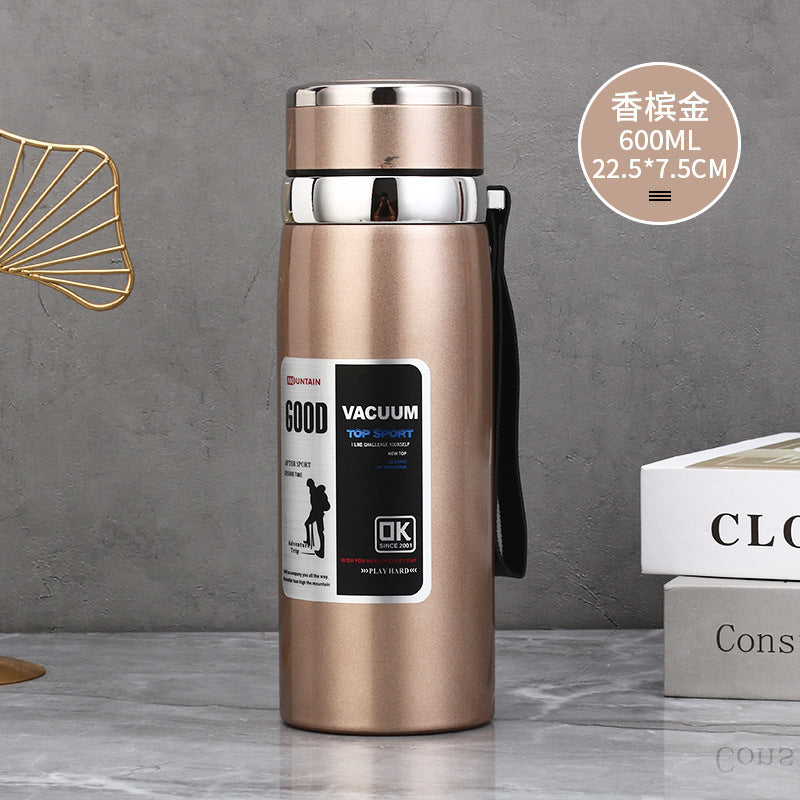 Stainless Steel Insulated Tea Cup 1000ml for Outdoors