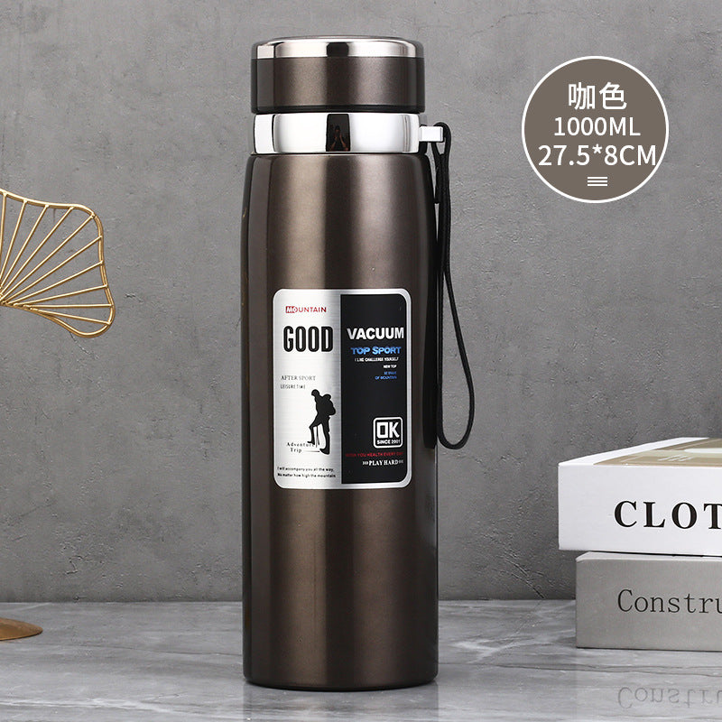 Stainless Steel Insulated Tea Cup 1000ml for Outdoors
