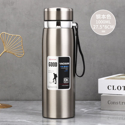 Stainless Steel Insulated Tea Cup 1000ml for Outdoors