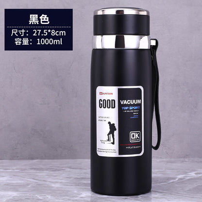 Stainless Steel Insulated Tea Cup 1000ml for Outdoors