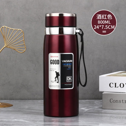 Stainless Steel Insulated Tea Cup 1000ml for Outdoors