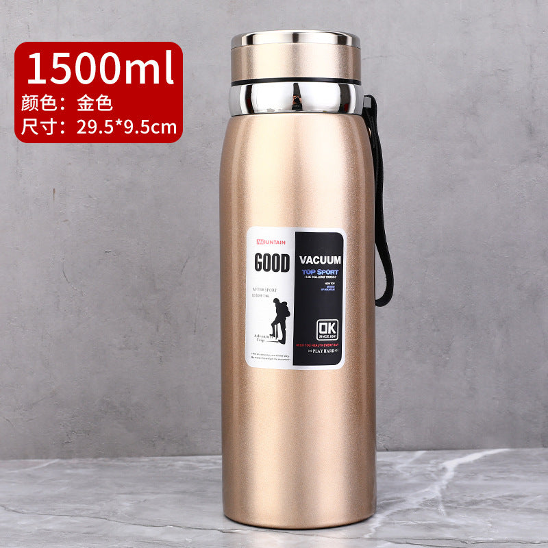 Stainless Steel Insulated Tea Cup 1000ml for Outdoors
